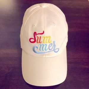 Baseball Cap with embroidered with “Summer”